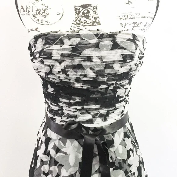 NWT BCBG Strapless Tulle Dress size XS